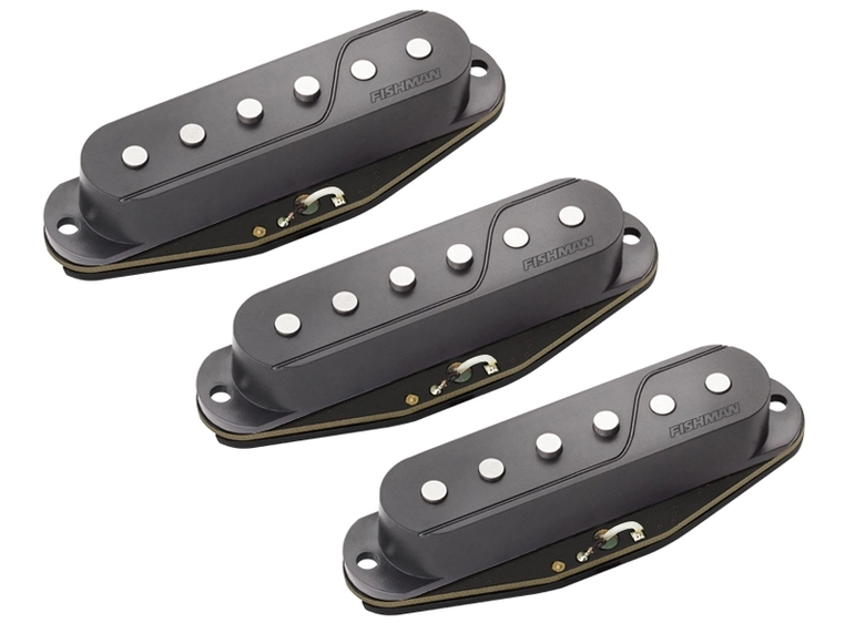 Fishman Fluence 3 Pickup Set For Strat (PRF-STR-BK3) Black 